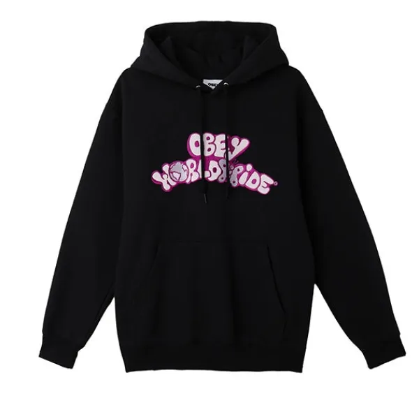 Hoodies | Obey Year Hood Black