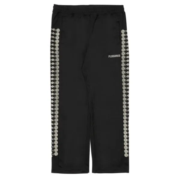 Trousers | Joggers | Pleasures Buttons Track Pant Black