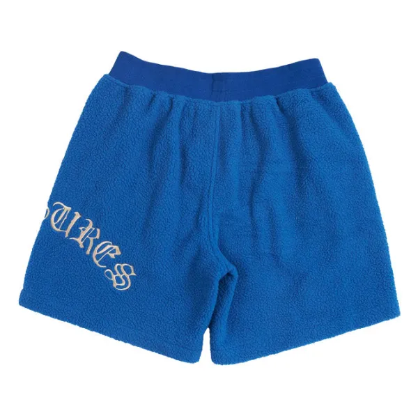 Shorts | Pleasures Mars Sherpa Shorts Blue