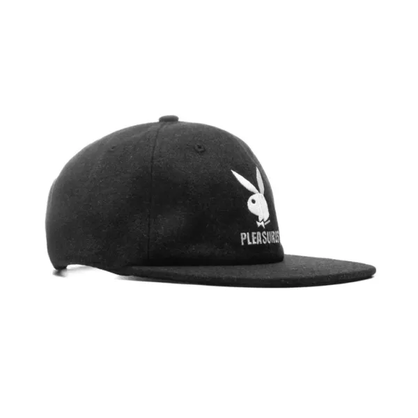 Headwear | Pleasures Playboy Wool Strapback Black