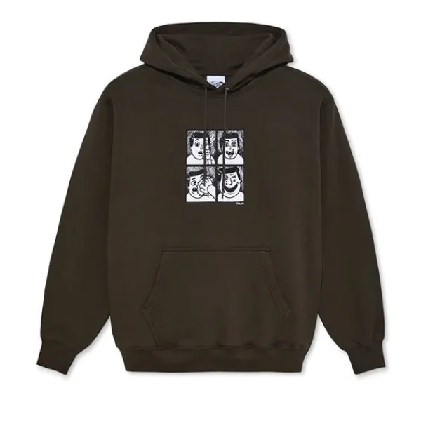 Hoodies | Polar Dave Hoodie Punch Brown