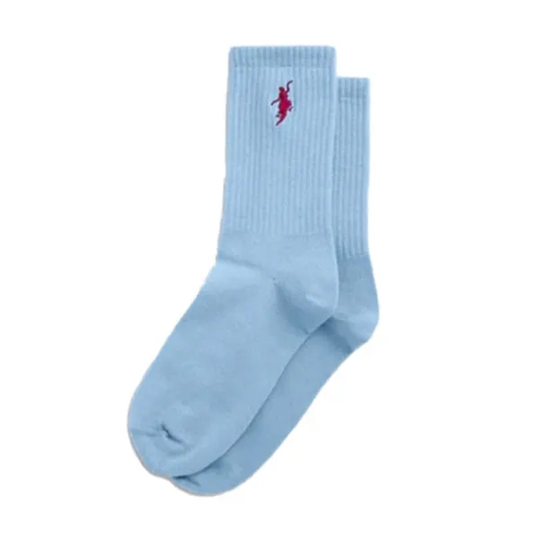 Socks | Polar No Comply Socks Light Cherry Blue