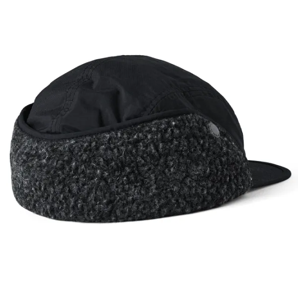 Headwear | Polar Sherpa Flap Cap Black