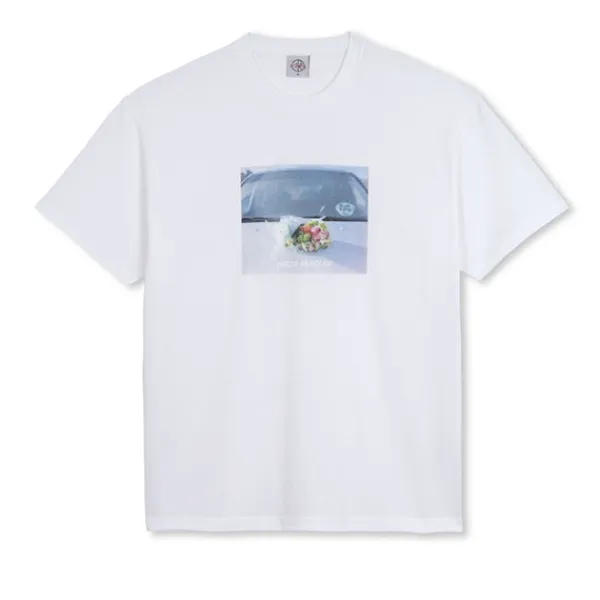 T Shirts | Polar Skate Co Dead Flowers Tee White