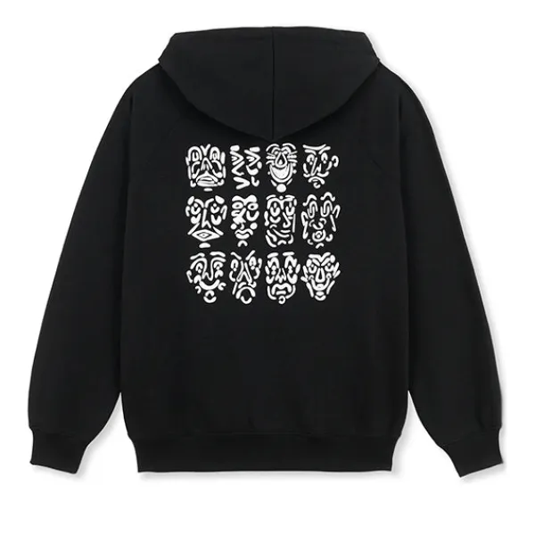 Jackets | Hoodies | Polar Skate Co Default Zip Hoodie 12 Faces Black