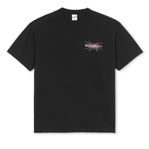 T Shirts | Polar Skate Co Spiderweb Tee Black