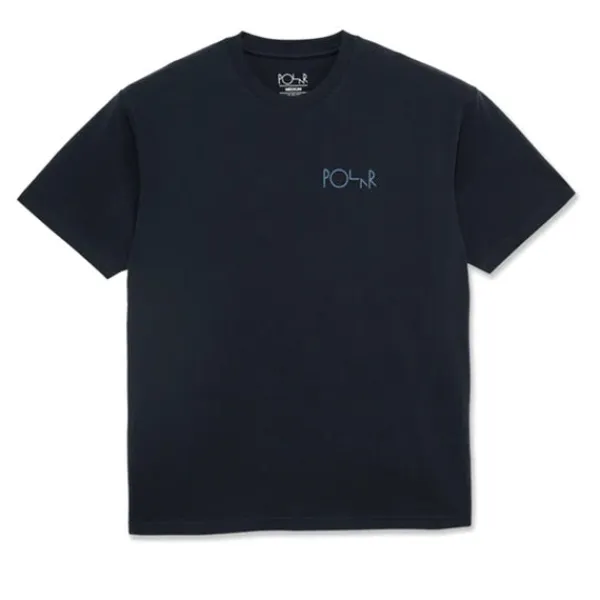 T Shirts | Polar Stroke Logo Tee Blue Navy