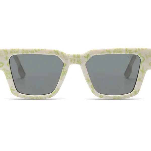 Sunglasses | Real Bad Man X Komono The Jaki Eggshell White