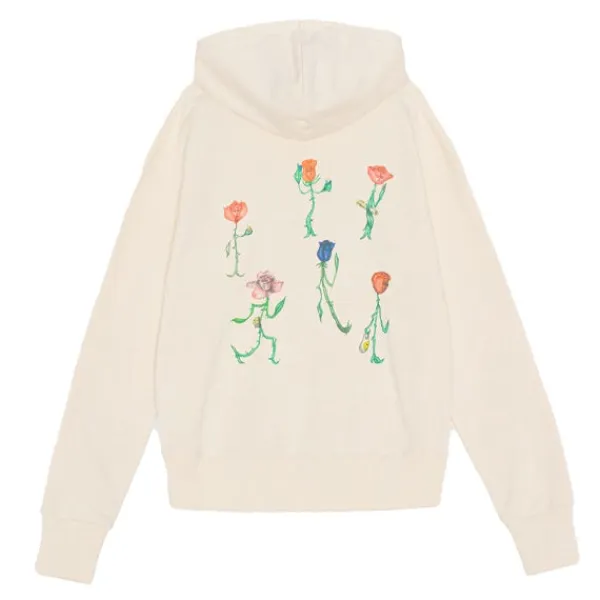 Hoodies | Soulland Flowers Knitted Hoodie Off White