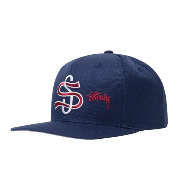 Headwear | Stussy Big League Point Crown Cap Navy