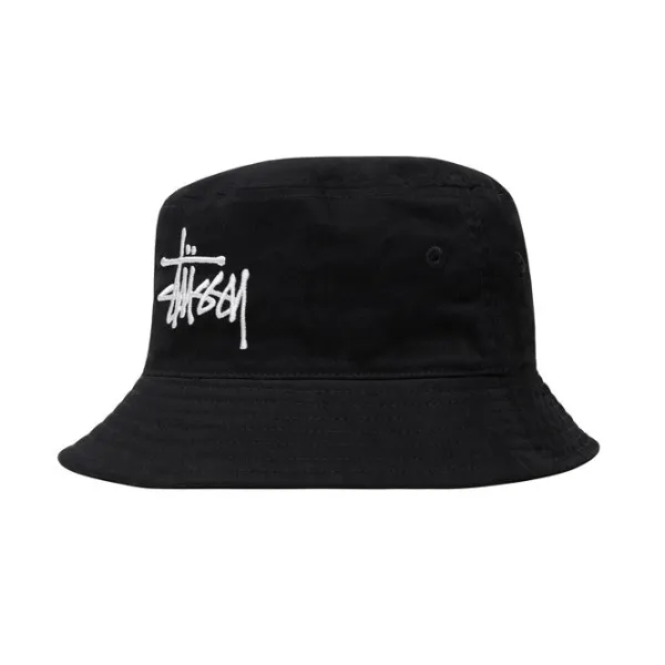 Headwear | Stussy Brushed Big Basic Bucket Hat Black