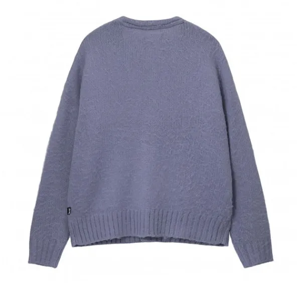 Knitwear | Stussy Brushed Cardigan Lavender Purple