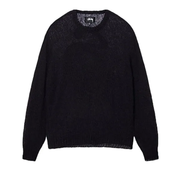 Knitwear | Stussy S Loose Knit Sweater Black