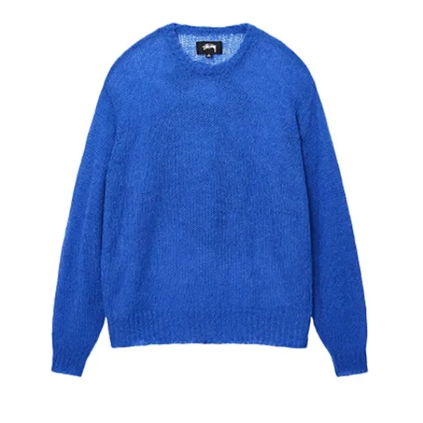 Knitwear | Stussy S Loose Knit Sweater Blue