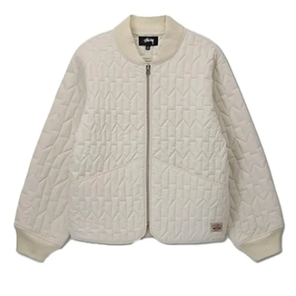 Jackets | Stussy S Quilted Liner Jacket Cream