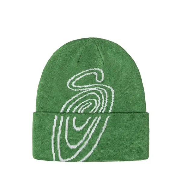 Headwear | Stussy Swirls S Cuff Beanie Olive