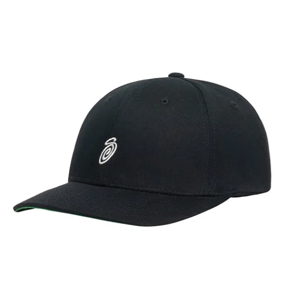 Headwear | Stussy Swirly S Low Pro Black