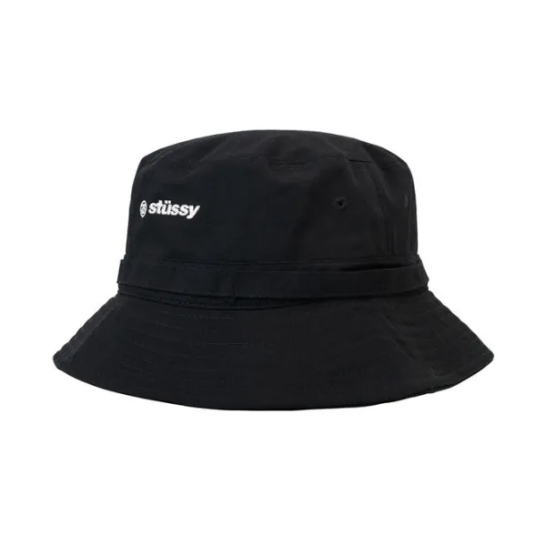 Headwear | Stussy Twill Lock Up Boonie Black