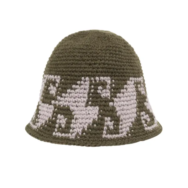 Headwear | Stussy Waves Knit Bucket Olive