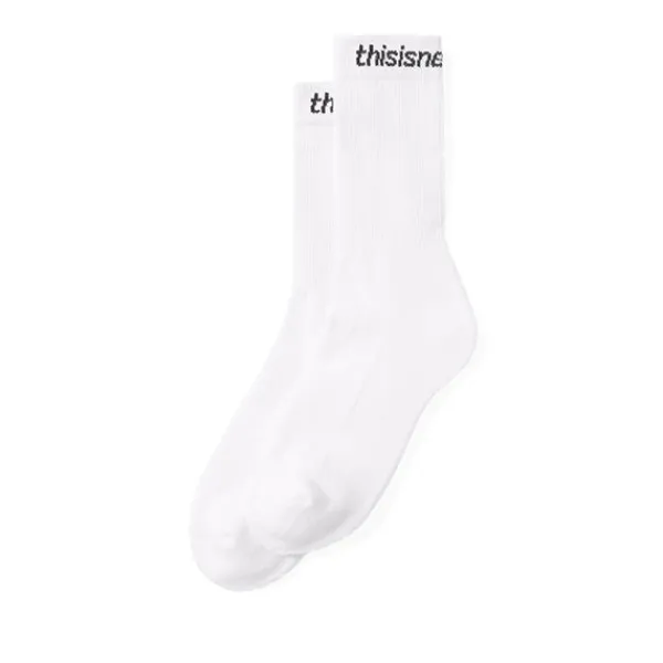 Socks | THISISNEVERTHAT SP Logo Socks 3 Pack White