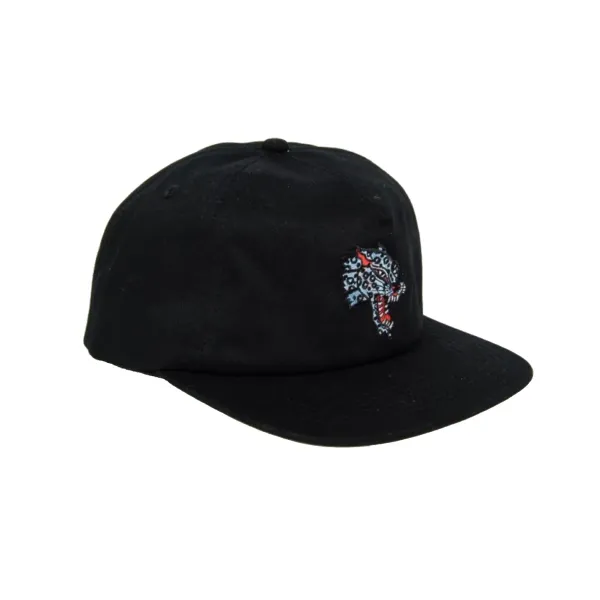 Headwear | Thrasher Cap Leopard Logo Black